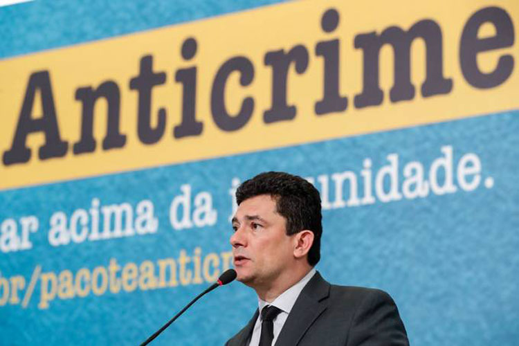 Ministro Sérgio Moro lança campanha anticrime e pede aval do Congresso