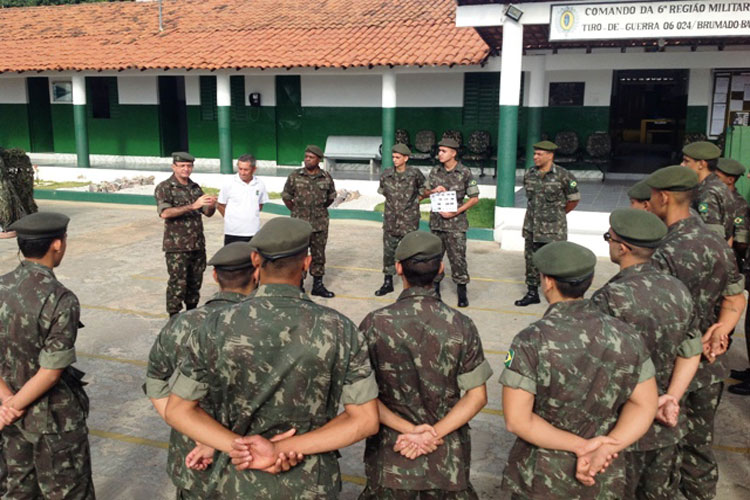 Tiro de Guerra de Brumado recebe visita de inspeção de instrução