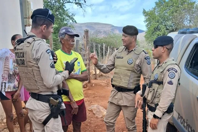 Brumado: 24º BPM visita família vítima de assalto na Fazenda Jacaré