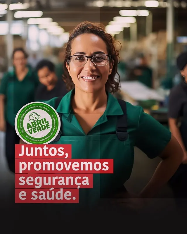 Clínica Santa Clara: Campanha Abril Verde para prevenção e segurança do trabalho