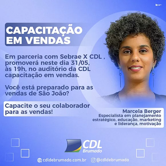 CDL e Sebrae promovem capacitação em vendas em Brumado