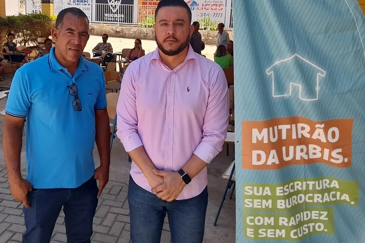 Mutirão da Urbis vai beneficiar 500 famílias em Brumado com titularidade de imóveis