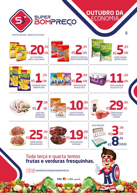 Confira as promoções no Supermercado Super Bom Preço em Brumado