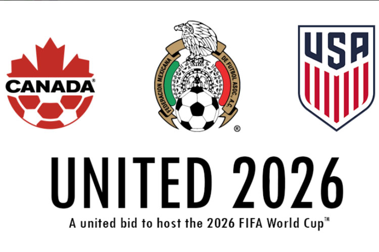 Estados Unidos, Canadá e México sediam Copa do Mundo de 2026