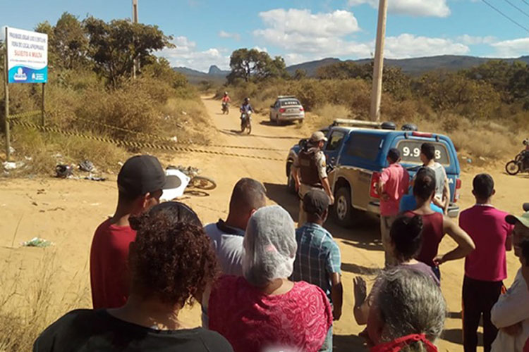Criança de 12 morre em acidente de moto na estrada vicinal do município de Jacaraci