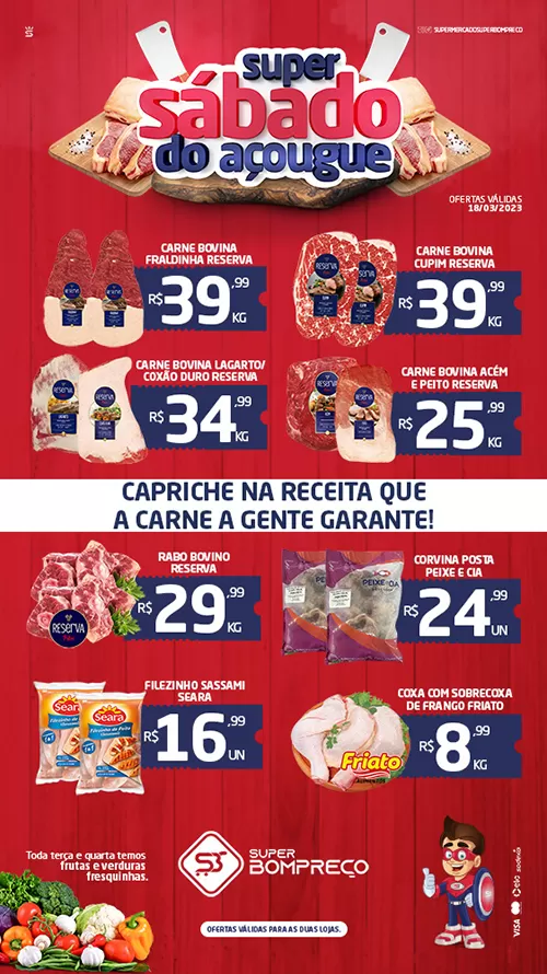 'Sábado do Açougue': Confira as promoções no Supermercado Super Bom Preço em Brumado