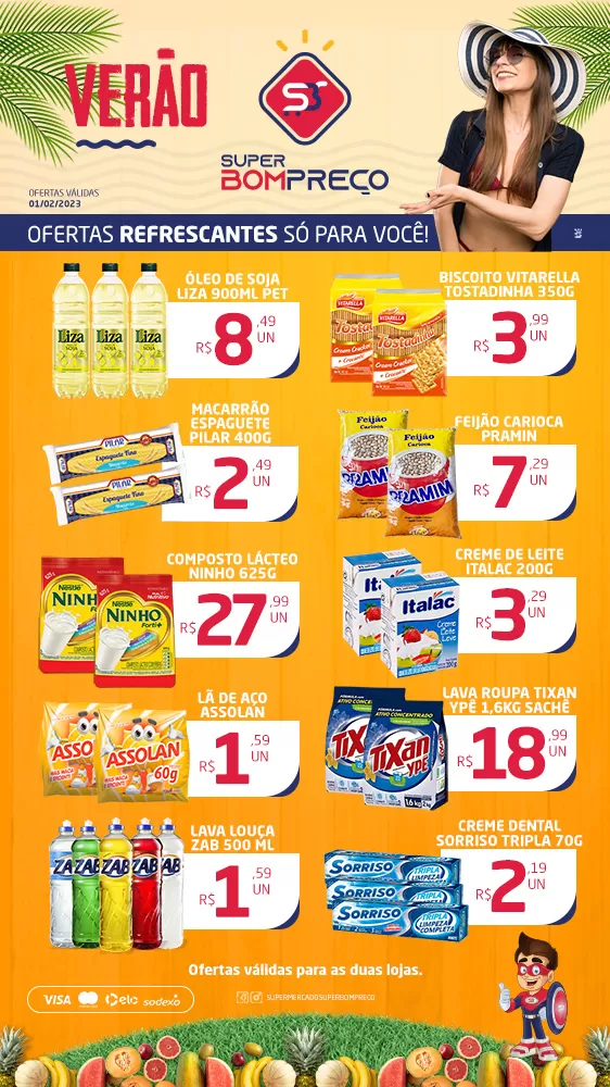 Confira as promoções no Supermercado Super Bom Preço em Brumado