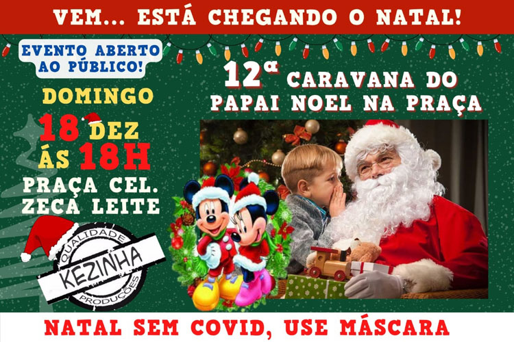 Natal na Praça será realizado pelo 12º ano consecutivo em Brumado