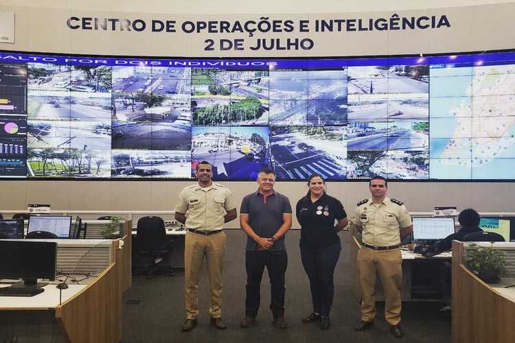 Conseg de Brumado conhece instalações do Centro de Operações e Inteligência de Salvador