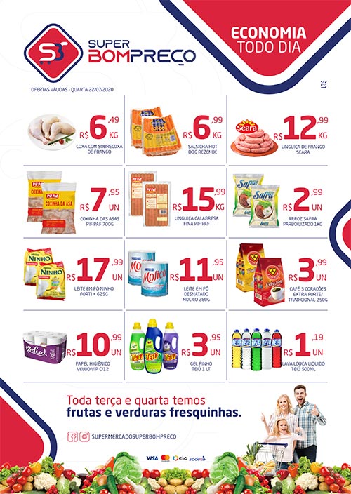 Confira as promoções da semana no Supermercado Super Bom Preço em Brumado