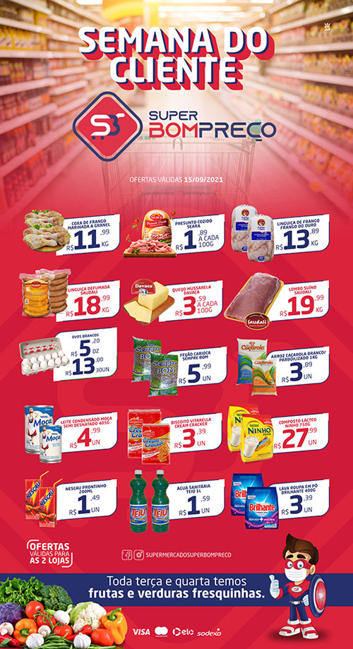 'Semana do Cliente': Confira as promoções no Supermercado Super Bom Preço em Brumado