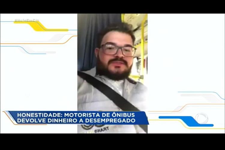 Riacho de Santana: Motorista é destaque na Record TV após devolver envelope com dinheiro ao dono