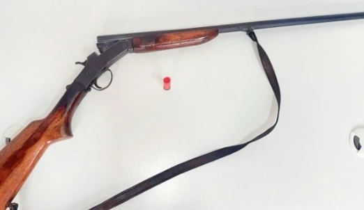 Cipe Sudoeste apreende arma de fogo na zona rural de Palmas de Monte Alto