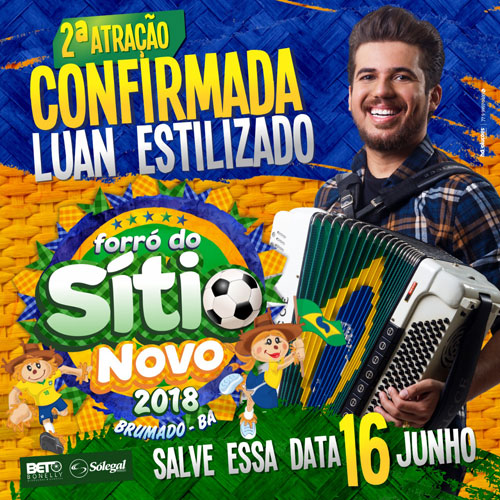 Luan Estilizado é segunda atração confirmada no Forró do Sítio Novo 2018