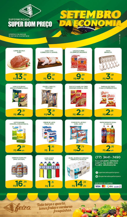 Confira as promoções de semana no Supermercado Super Bom Preço em Brumado