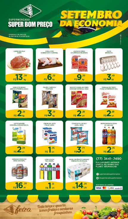 Confira as promoções no Supermercado Super Bom Preço em Brumado