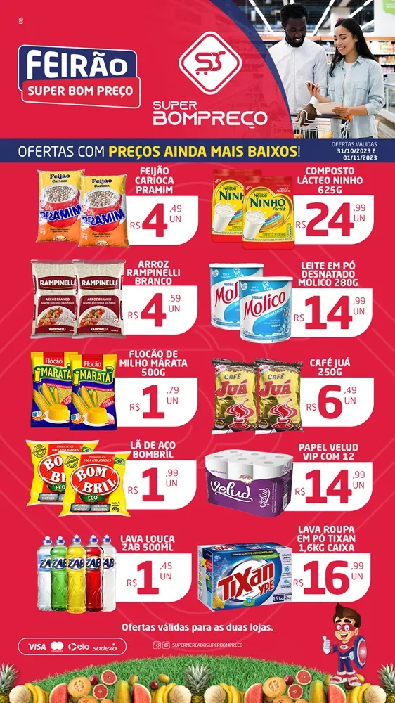 Confira as promoções no Supermercado Super Bom Preço em Brumado