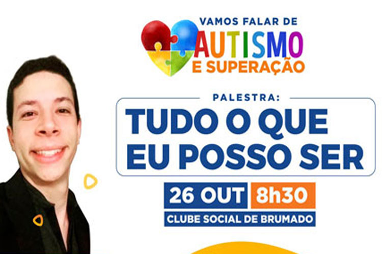 Autismo e superação será a temática da palestra para famílias e educadores promovida pelo Rotary Brumado