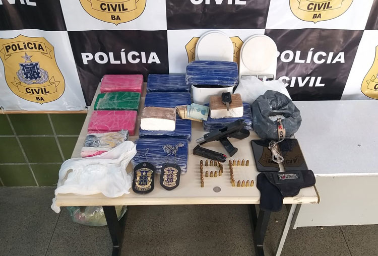 Empresário é preso e tabletes de cocaína são apreendidos no interior da Bahia