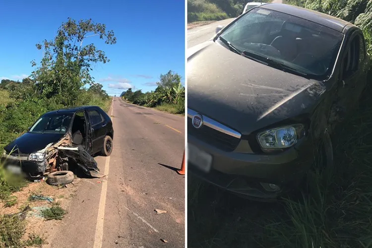 Homem fica ferido após colisão entre dois veículos na BA-142 em Barra da Estiva