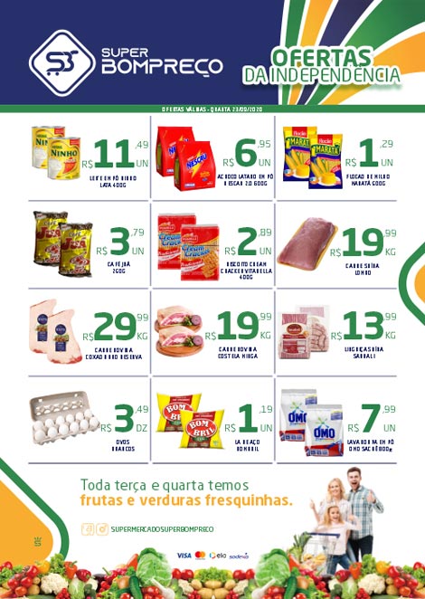 Confira as promoções no Supermercado Super Bom Preço em Brumado