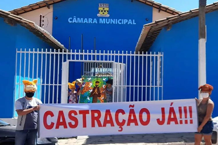 Rio de Contas: Sem diálogo com prefeito, manifestantes cobram cumprimento da lei de proteção animal