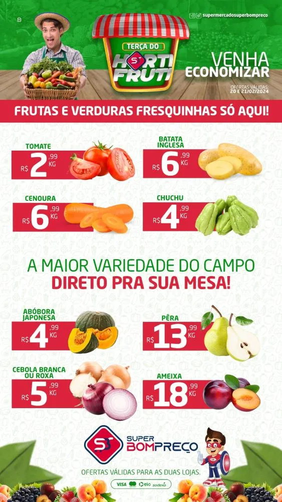 Confira as promoções no Supermercado Super Bom Preço em Brumado