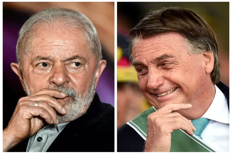 Lula e Bolsonaro estão tecnicamente empatados no 2º turno, diz Paraná Pesquisas