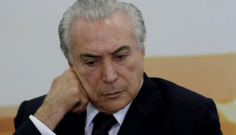 Banco Central bloqueia R$ 8,2 milhões das contas de Michel Temer