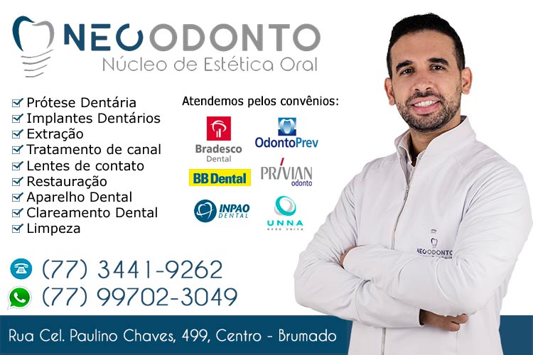 Transforme o seu sorriso no Neo Odonto: Núcleo de Estética Oral em Brumado