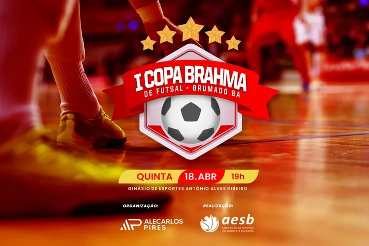 Copa Brahma de Futsal terá início na próxima semana em Brumado