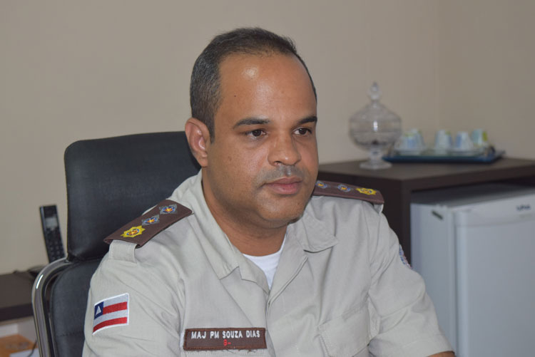 Major Adriano Souza Dias se despede do comando da 34ª CIPM em Brumado
