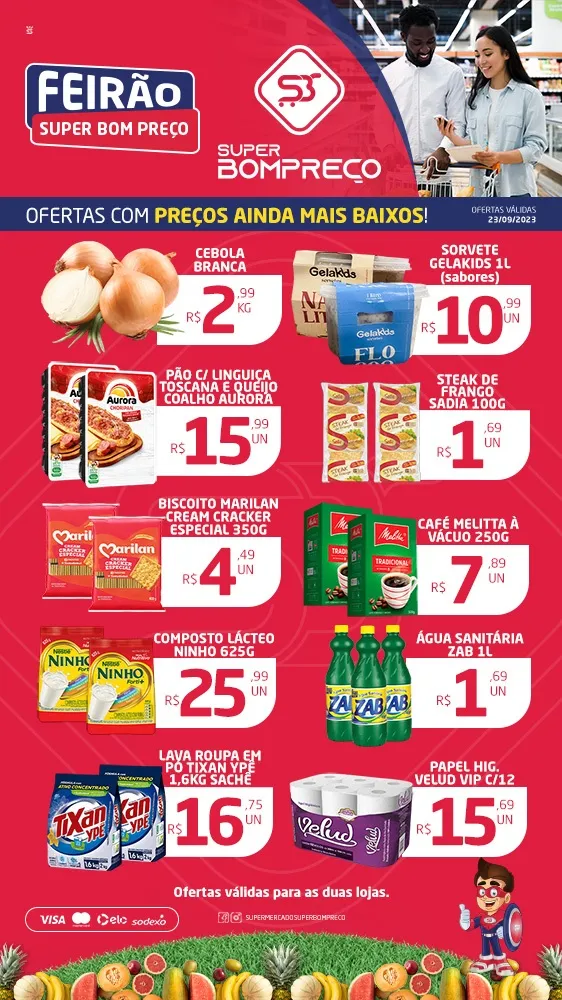 Confira as promoções no Supermercado Super Bom Preço em Brumado