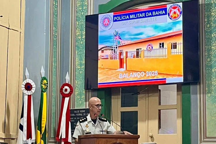 94ª CIPM apresenta balanço operacional da unidade na Câmara de Caetité