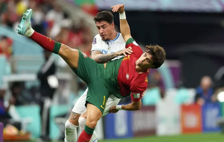 Portugal bate Uruguai por 2 a 0 e vai às oitavas da Copa do Mundo