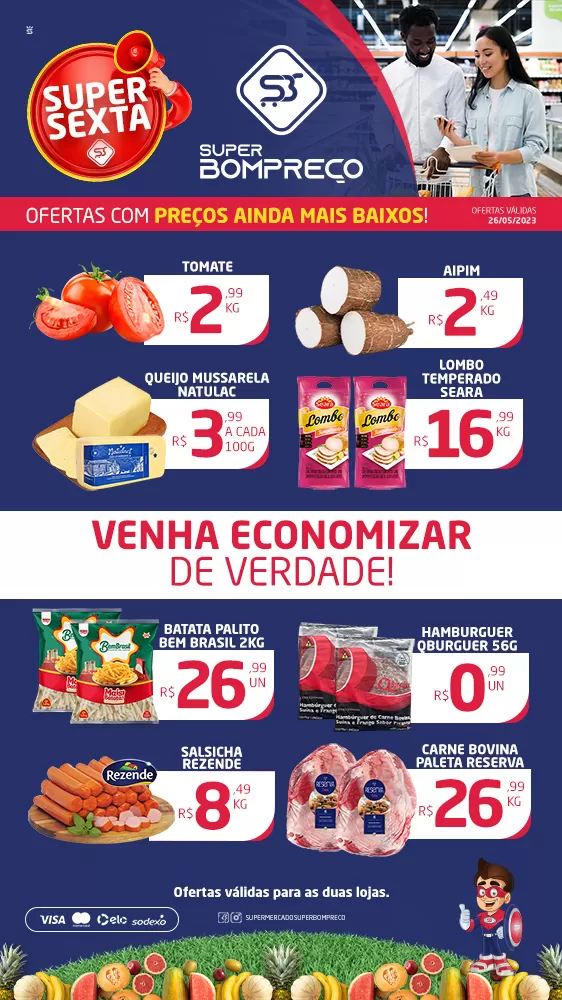 Confira as promoções no Supermercado Super Bom Preço em Brumado