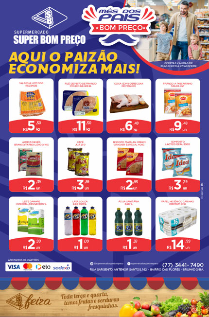 Confira as promoções no Supermercado Super Bom Preço em Brumado