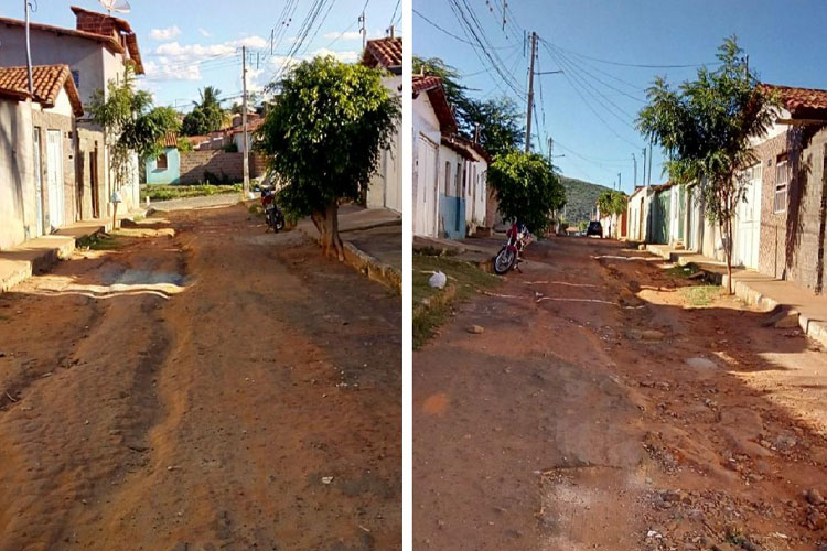 Brumado: Moradores da Domingos Medrado cobram conclusão de pavimentação