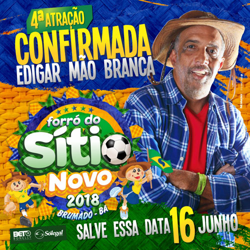 Quatro atrações são confirmadas no Forró do Sítio Novo 2018