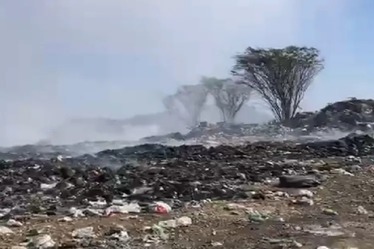 Lixão de Guanambi voltou a pegar fogo e fumaça tóxica atinge moradores de bairros vizinhos