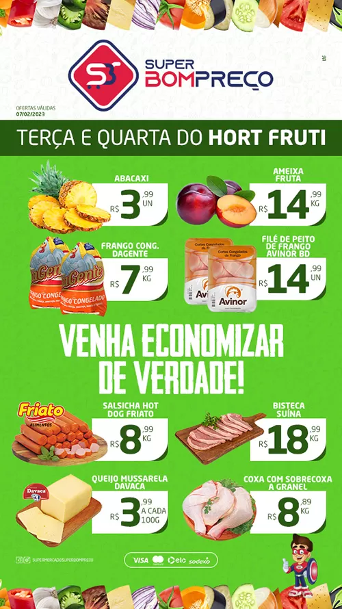 Confira as promoções no Supermercado Super Bom Preço em Brumado