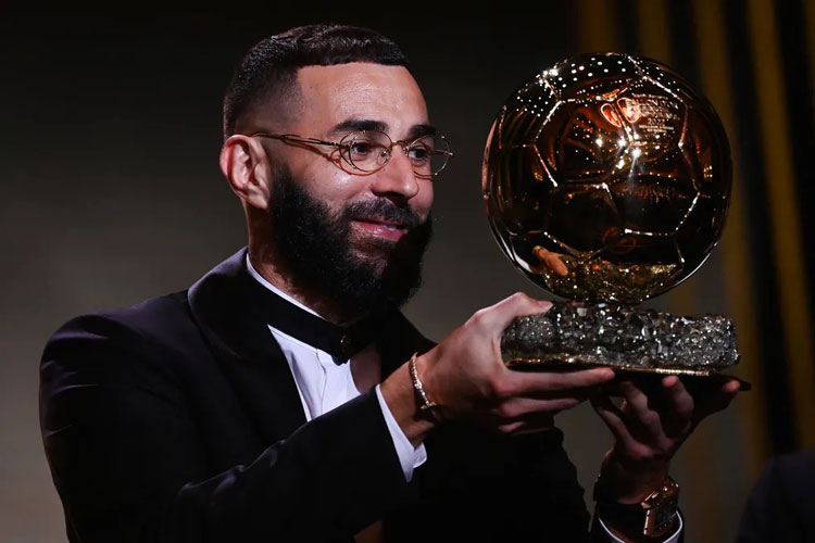 Bola de Ouro 2022: Benzema é melhor jogador do mundo