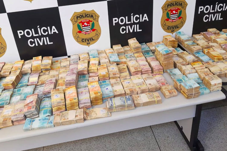'Cofre do crime' no interior de São Paulo tinha R$ 2,7 milhões em dinheiro vivo