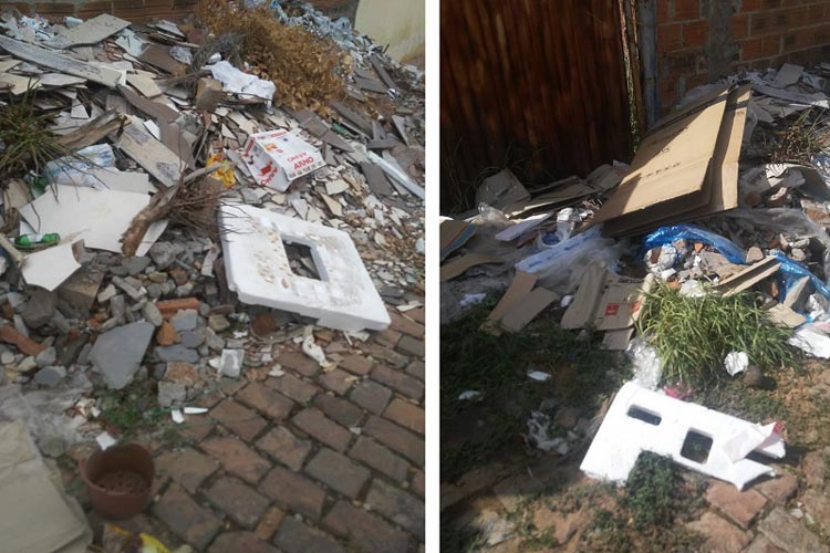 Moradores denunciam descarte irregular de lixo no Bairro do Hospital em Brumado