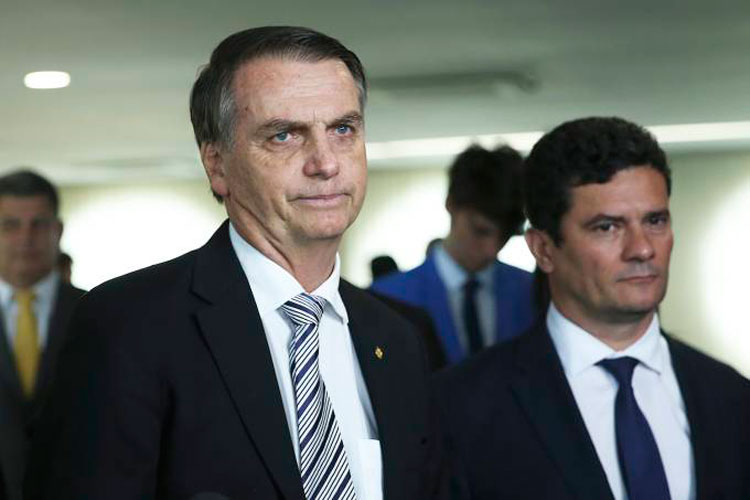 'Sérgio Moro pescava com varinha, agora vai ter rede de arrastão', diz Jair Bolsonaro