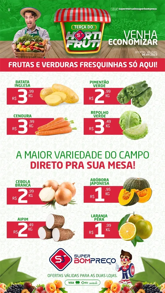 Confira as promoções no Supermercado Super Bom Preço em Brumado