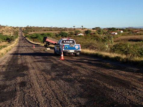 BR-030: Colisão entre carretas no Distrito de Sussuarana, em Tanhaçu