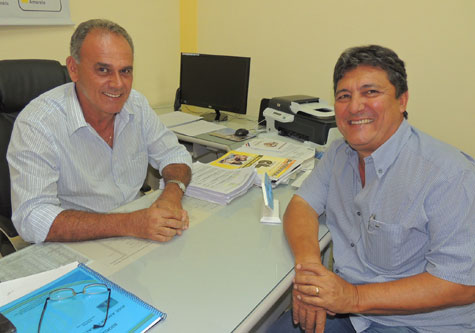 Prefeito Aguiberto e deputado João Bonfim em Brasília