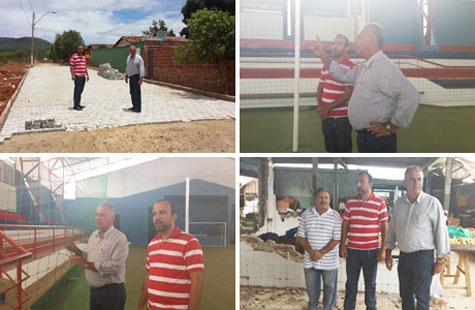 Brumado: Prefeito visita obras no município