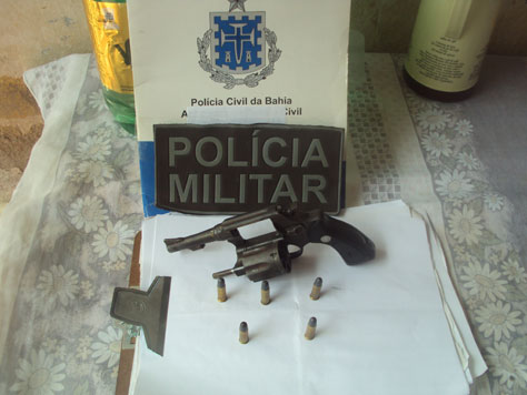Aracatu: Polícia apreende arma de fogo